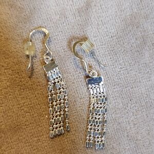 Elegant Silver Dangle Earrings
